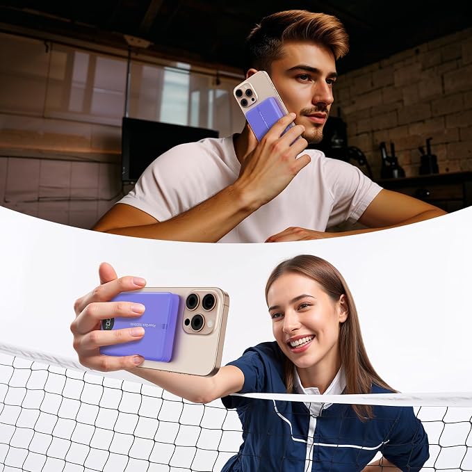 Magnetic Portable Charger, 16800mAh Wireless Power Bank, - Image 7