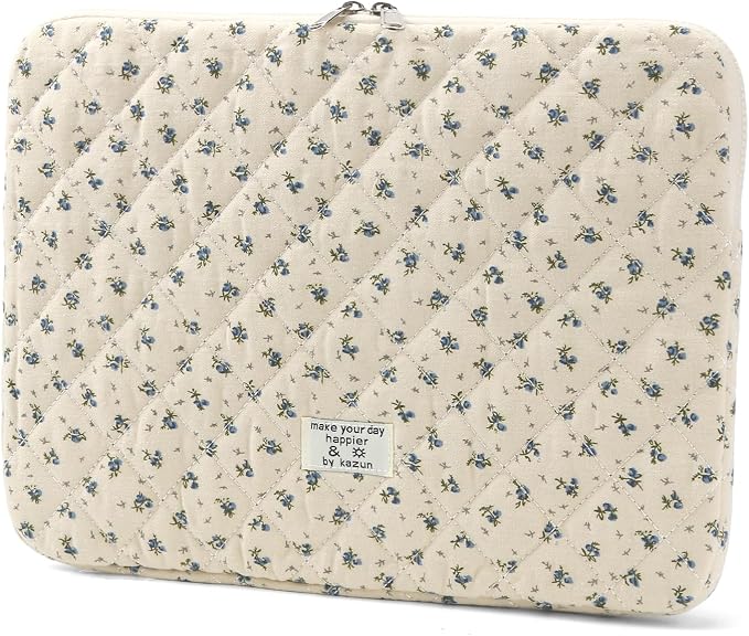 Puffy Laptop Sleeve 13-15.6 Inch Cute Quilted Laptop Protective Case Padded - Image 8