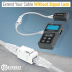 Everest Cat6 RJ45 Keystone Coupler in White - Image 4