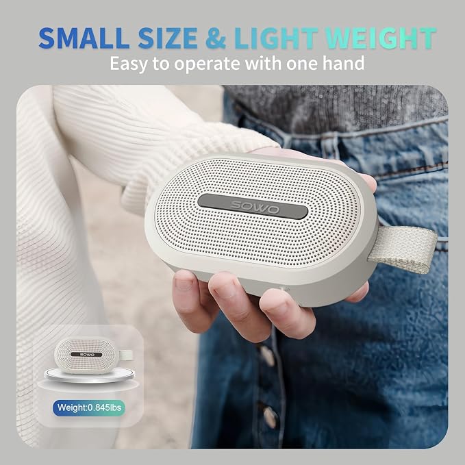SOWO Wireless Portable Small Speaker, Ultra Magnetic Bluetooth Speaker - Image 3