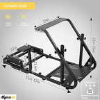 Marada Reinforced Stabilizing Racing Steering Wheel Cockpit Compatible - Image 8