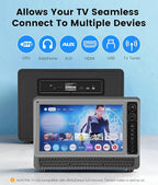 Feihe 15.6” Small Smart TV Built-in Bluetooth Speaker System, 200W Peak Power - Image 6