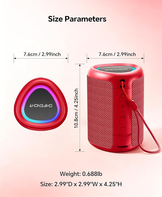 Portable Bluetooth Speaker Beach Essentials: Powerful Crystal Clear - Image 9