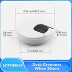 Desk Grommet 2", Desk Cord Hole Cover, Cable Grommet ABS Plastic, Desk Hole - Image 8