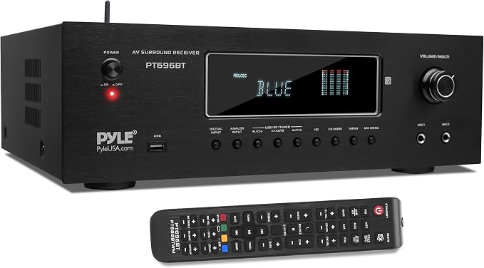 Pyle 1000W Bluetooth Home Theater Receiver by PyleUSA