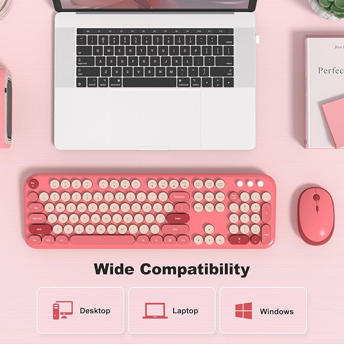 KNOWSQT Wireless Keyboard and Mouse Combo - Image 5