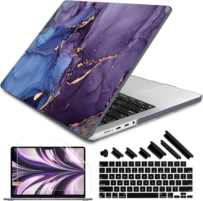 DONGKE for M4 MacBook Pro 16 Inch Case 2024 2023 2021 A3403 A3186 M3 A2991 M2 by DONGKE