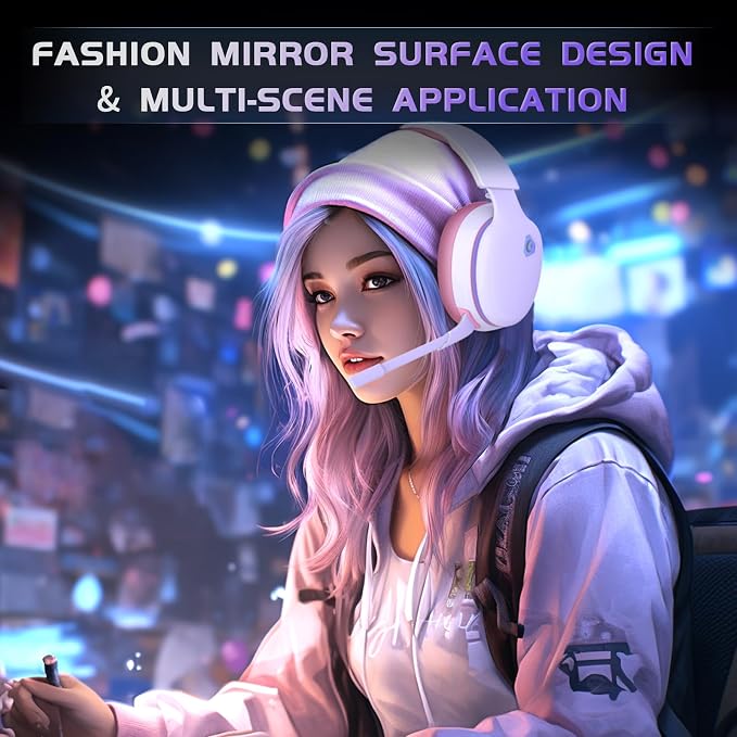 2.4GHz Wireless Gaming Headset for PS5, PS4 Fortnite & FPS Gamers, Nintendo - Image 8