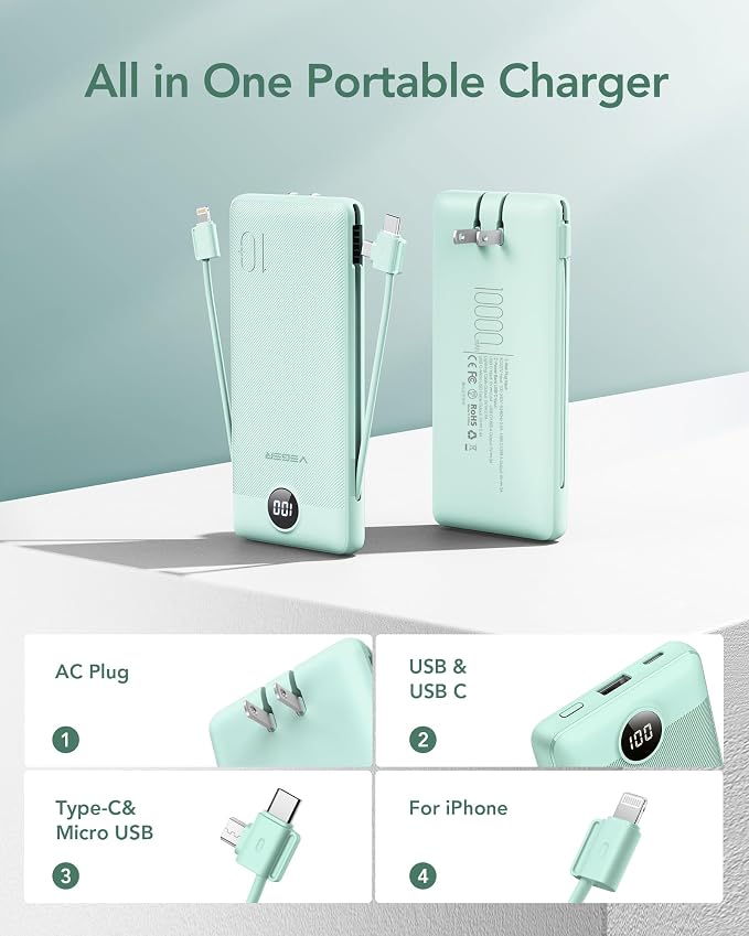 VEGER Portable Charger for iPhone - Image 2