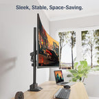 AVLT Single 40 Inch Monitor Arm Pole Top Mount - Image 5