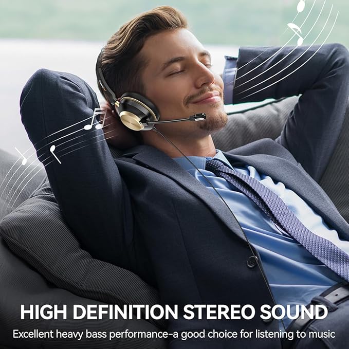 Wantek USB Computer Headset - Image 5