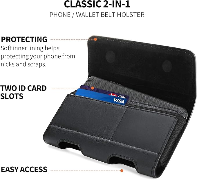 BECPLT for iPhone Air 17 Pro Max 16/15/14/13/12/11 Pro Max Holster Case Belt - Image 2