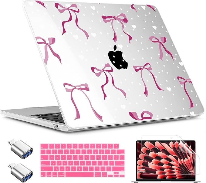 TWOLSKOO Compatible with M4 MacBook Air 15 inch Case 2025-2023 Released Model by TWOLSKOO
