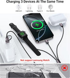 Temdan for Travel Vacation Essentials, 3 in 2 USB C Cable for Apple Watch - Image 4