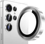 YWXTW S25 Ultra Camera Lens Cover, 9H Tempered Glass Upgraded Metal Edging by YWXTW