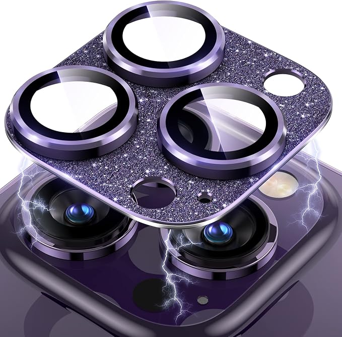 Uyiton for iPhone 14 Pro/iPhone 14 Pro Max Camera Lens Protector, 9H Tempered by Uyiton