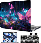 MEEgoodo Case for MacBook Air M4/M3/M2 13.6 inch 2025 2024 2022, Fit Model by MEEgoodo