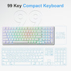 HUO JI E-Yooso Creamy Mechanical Keyboard Wired, Hot Swappable, Pre-lubed - Image 8