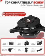 IFOOTAGE Seastar Q1S, Quick Release Plate, Upgrade Camera Quick Connect Tripod - Image 3