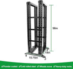 27U Server Rack/4-Post 19in Network Rack/Open Frame Rack - Image 2