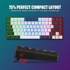 RedThunder K84 Wireless Keyboard and Mouse Combo, LED Rainbow Backlit - Image 5