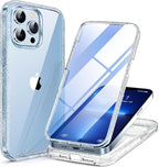 Miracase Glass Case for iPhone 13 Pro Max 6.7 inch, Upgrade Full-Body Clear by Miracase