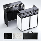 DJ Table Stand Portable booth Double Deck, Foldable DJ Stand Booth, Heavy-Duty by Unknown
