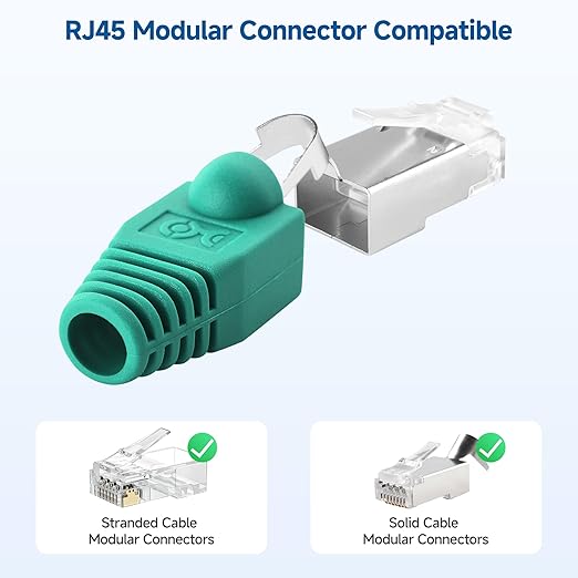 Cable Matters 200-Pack Cat6 / Cat5e RJ45 Strain Relief Boots, RJ45 Boot - Image 4