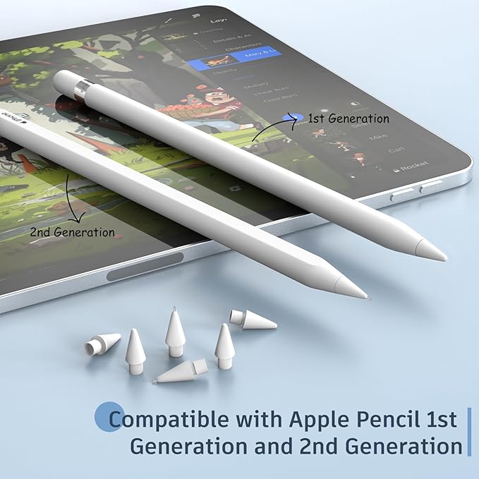 Replacement Pencil Tips for Apple Pencil 2nd Generation/ 1st Generation Tips - Image 2