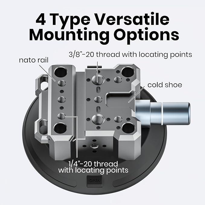 4.5" Suction Cup Camera Mount – Ultimate Car Camera Mount - Image 5