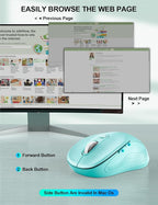Trueque Wireless Mouse for Laptop, 2.4GHz Ergonomic Computer Mouse - Image 5