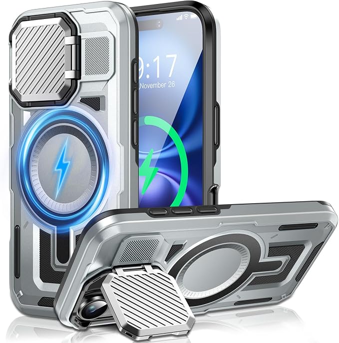 Camera Stand Case for iPhone 16 Plus, 2024 Version Military Grade Protective by Unknown