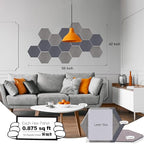 Mollywell Hexagon Acoustic Panels, High Density, Soundproofing, Decorative - Image 2