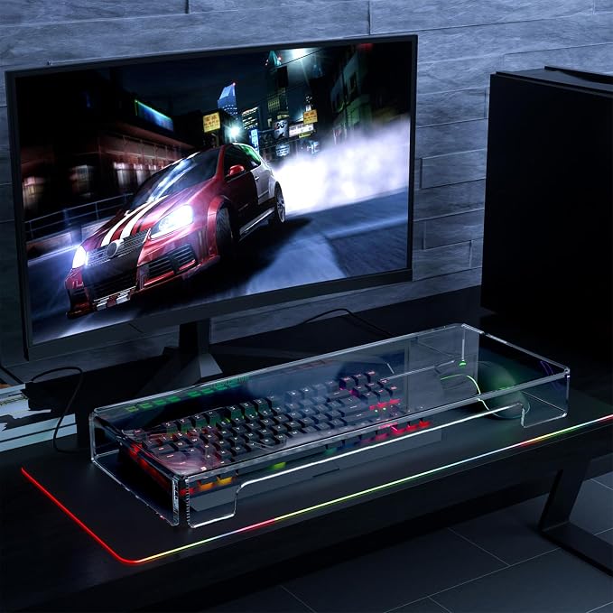 Acrylic Computer Keyboard Cover, Mechanical Keyboard Dust Cover PC Keyboard Cat - Image 9