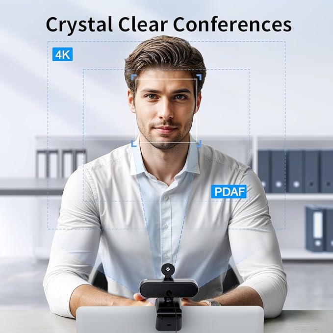EMEET NOVA 4K Webcam for PC - Image 3