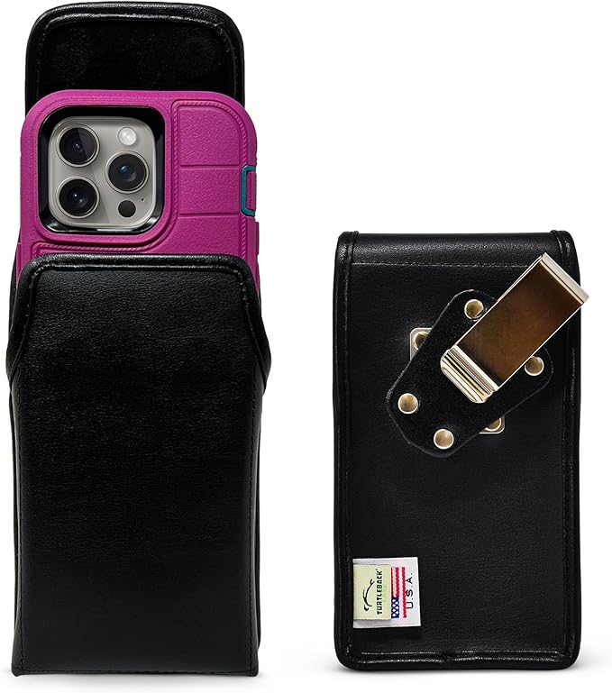 Turtleback Belt Clip for iPhone 16 Pro, 15 pro 14 Pro 13 Pro -Large- Fits by Turtleback