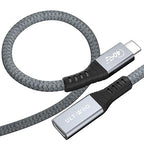 USB4 Extension Cable 2.62Ft, Thunderbolt 3 & 4 Extension Cable, USB C 4.0 by ULT-WIIQ