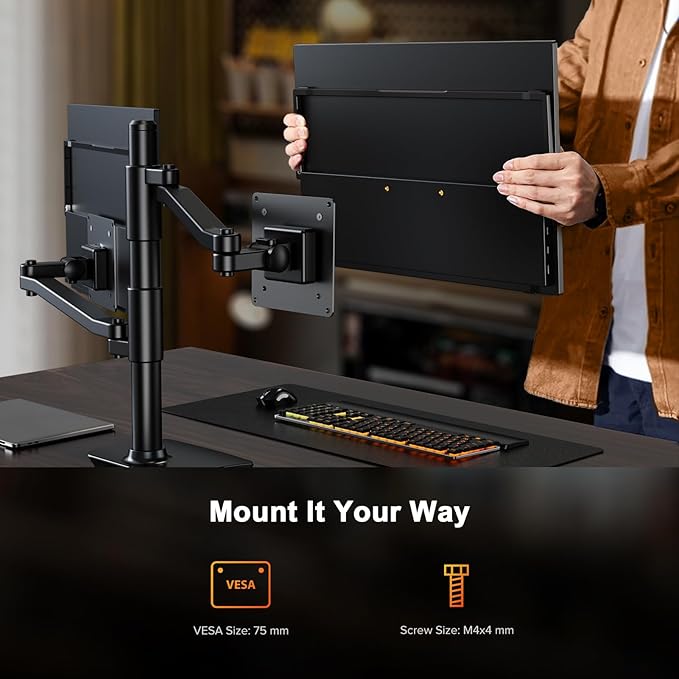 UPERFECT 2.5K 240Hz QLED Portable Monitor, Adaptive Sync HDMI 2.1 External - Image 7