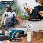 Misting Portable Handheld Fan, Powerful Turbo Motor, 6000mAh Rechargeable - Image 6