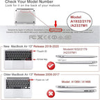 iCasso Compatible with MacBook Air 13 inch Case 2020-2018 Release M1 A2337 - Image 2