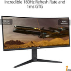 ASUS TUF Gaming 34” 1440P 1500R Curved Monitor - Image 3