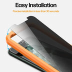 Power Theory Designed for iPhone X, iPhone Xs Privacy Screen Protector Tempered - Image 2