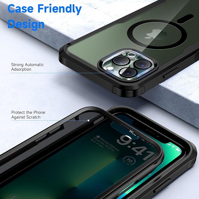 seacosmo for iPhone 13 Pro Max Case, Full Body Bumper - Image 7