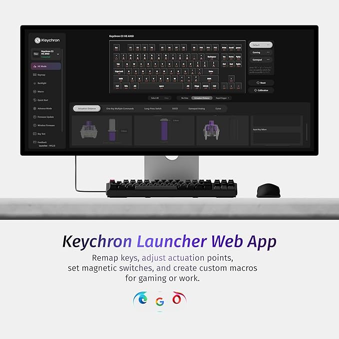 Keychron C3 HE TKL Wired Mechanical Keyboard, Magnetic Switches - Image 6