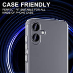 for Samsung Galaxy A06 Camera Lens Protector, Individual Metal Ring Tempered - Image 5