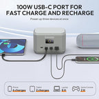 Enginstar Portable Power Station, Outdoor 99Wh LiFePO4 Battery, Solar Generator - Image 5