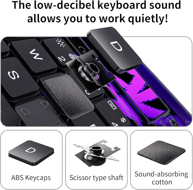 iPad Keyboard Case for 2024 M4 iPad Pro 13 inch, Magic Wireless Keyboard - Image 9