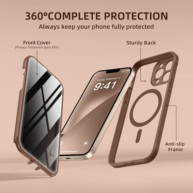 BERFY Magnetic for iPhone 13 Pro Max Case, Compatible - Image 8