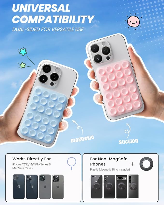 Klearlook 2Pack Magnetic Suction Phone Mount - Image 2
