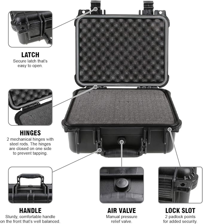 Olympia 10.47" Waterproof Hard Case - Image 4